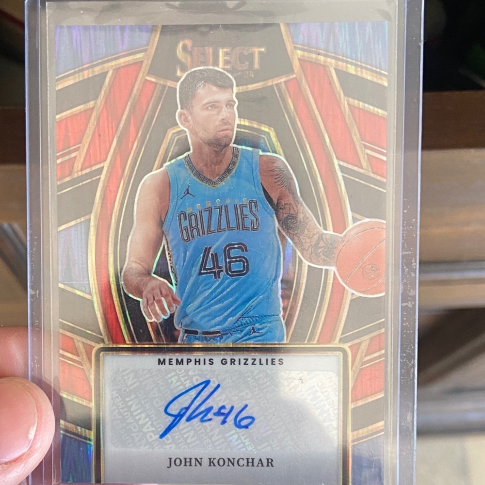 Panini Select Memphis Grizzlies Trading Card - Blue and Red